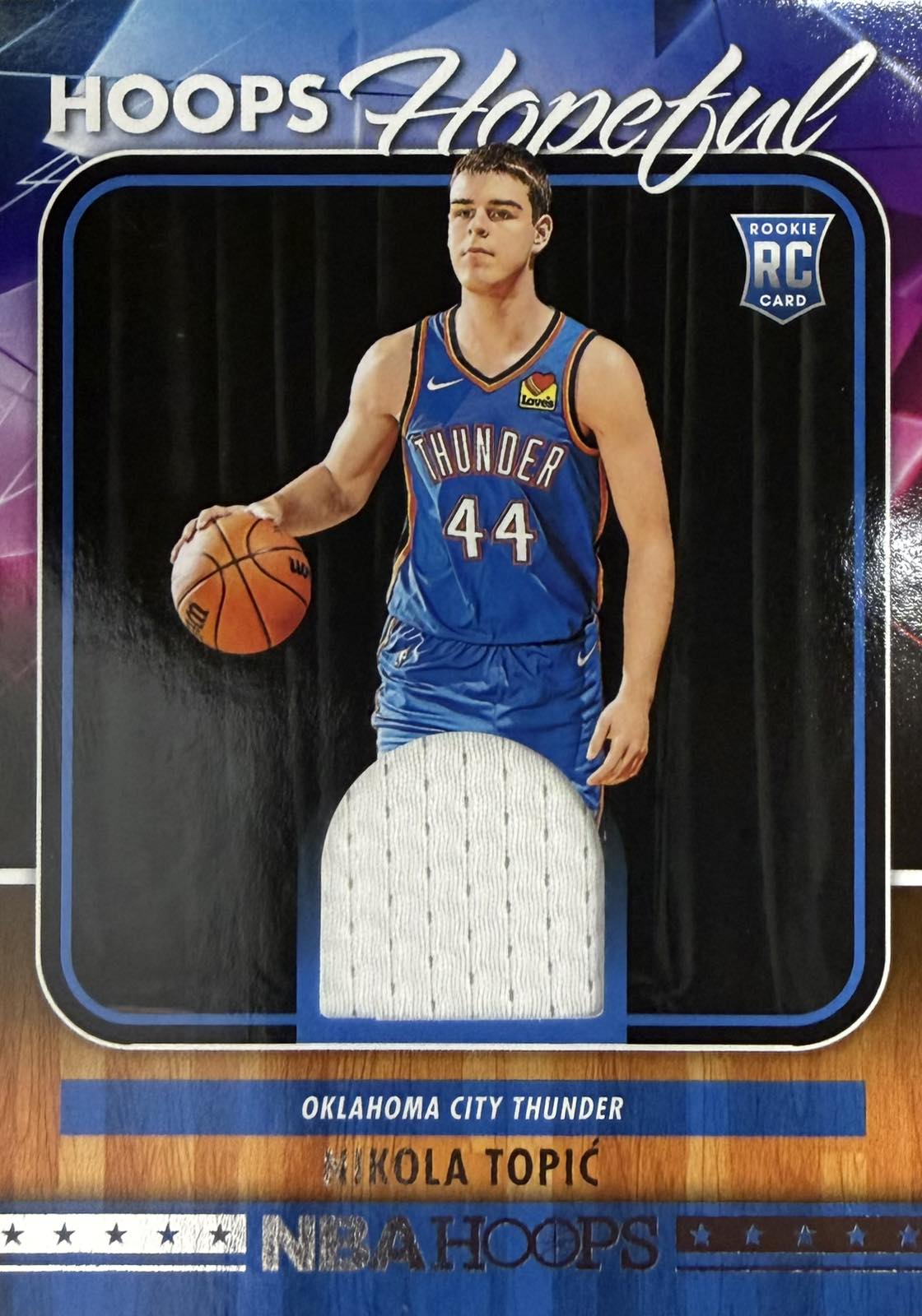 Nikola Topic Rookie Patch Panini NBA Hoops