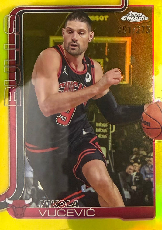 Nikola Vucevic Numbered /275 Topps Chrome