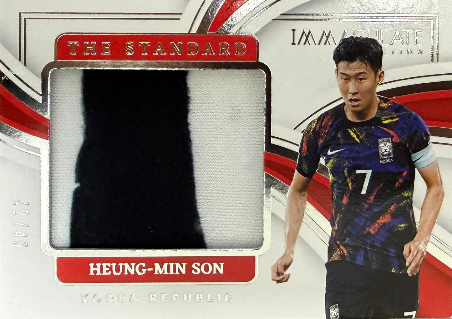 Heung-Min Son Patch Numbered /49 Panini Immaculate
