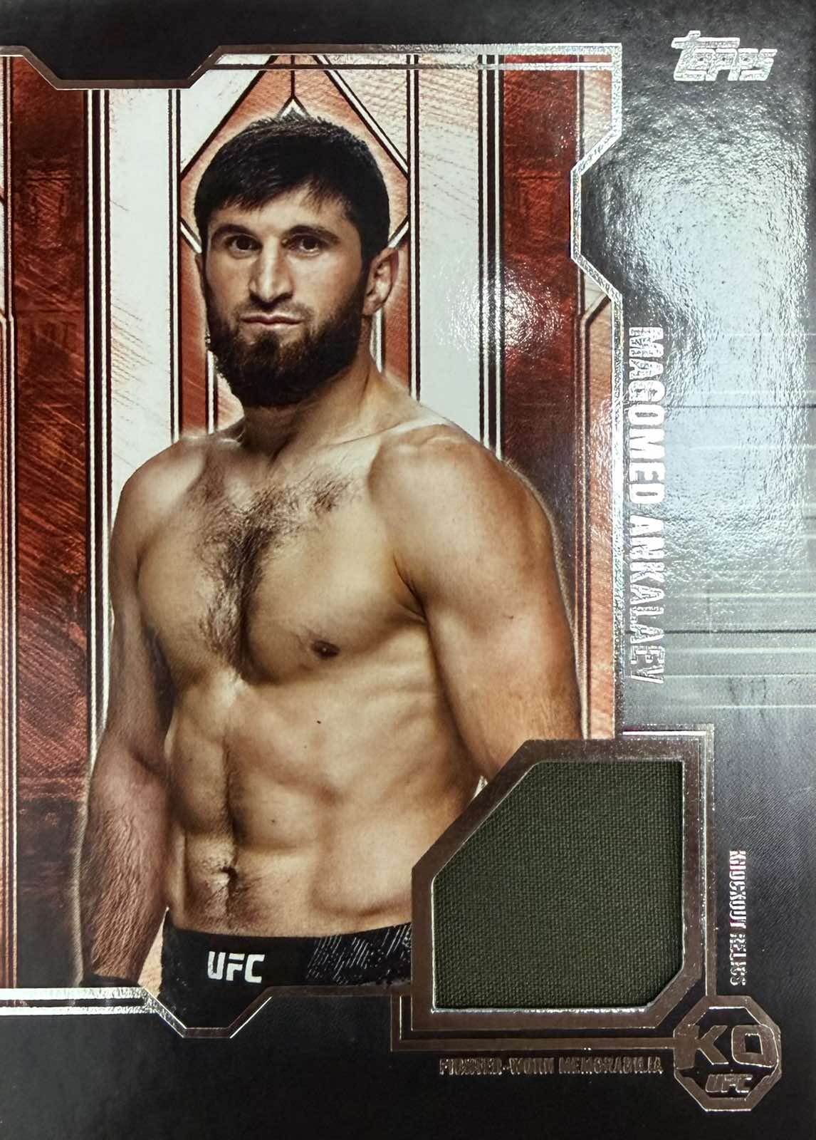 Magomed Ankalaev Fighter-Worn Patch Topps Knockout
