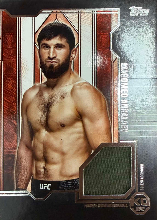 Magomed Ankalaev Fighter-Worn Patch Topps Knockout