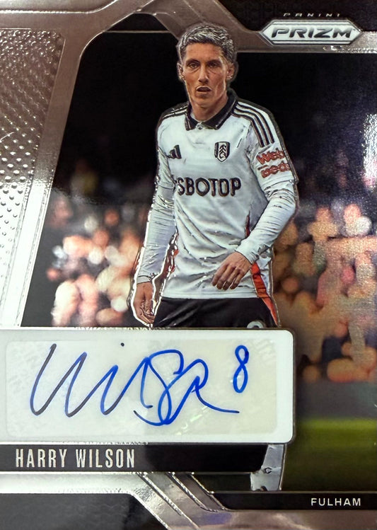 Harry Wilson Autograph Panini Prizm