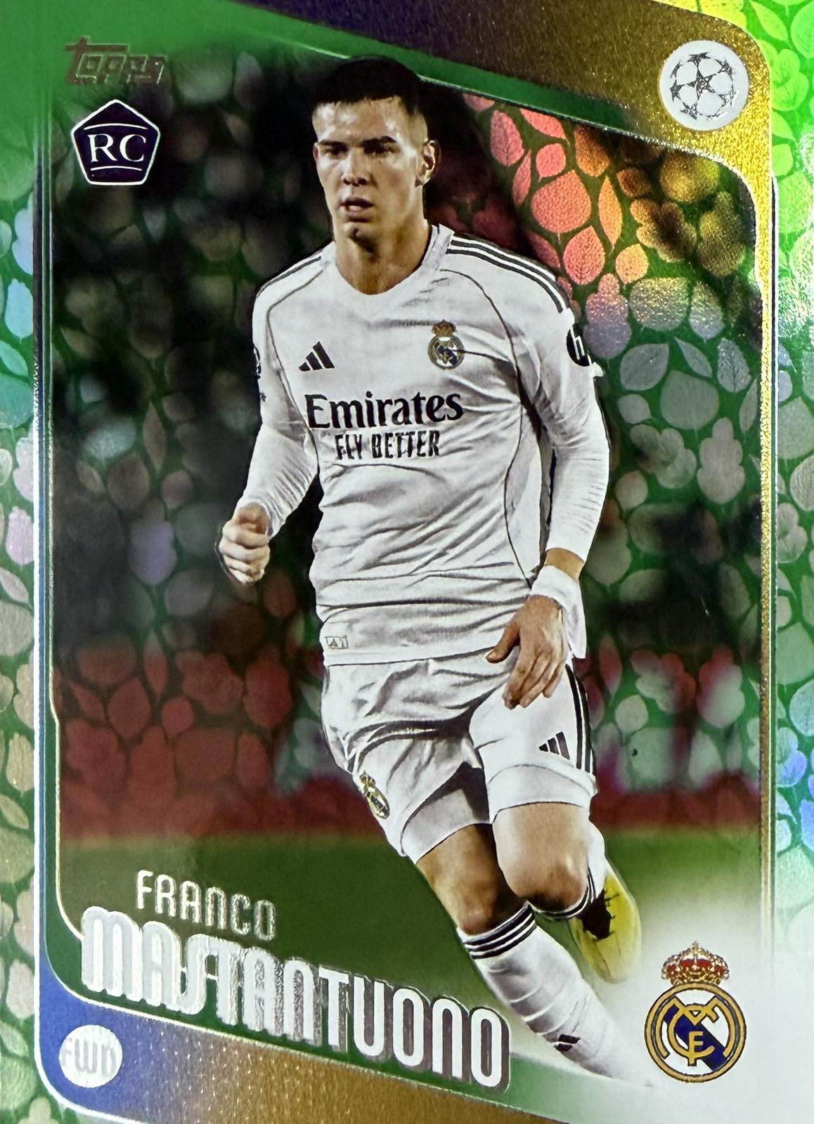 Franco Mastantuono Rookie Easter Parallel Topps Flagship