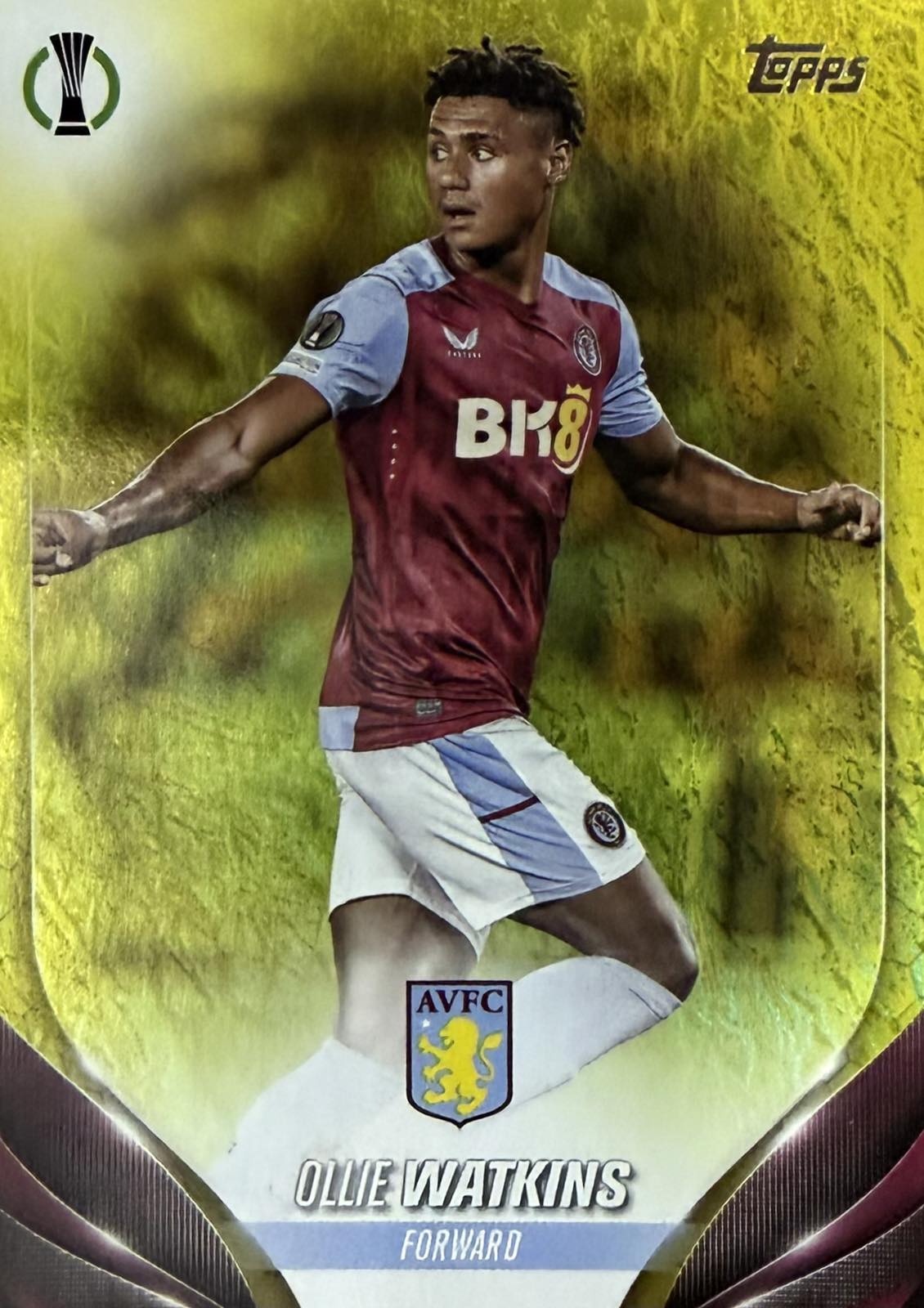Ollie Watkins Numbered /50 Topps Flagship