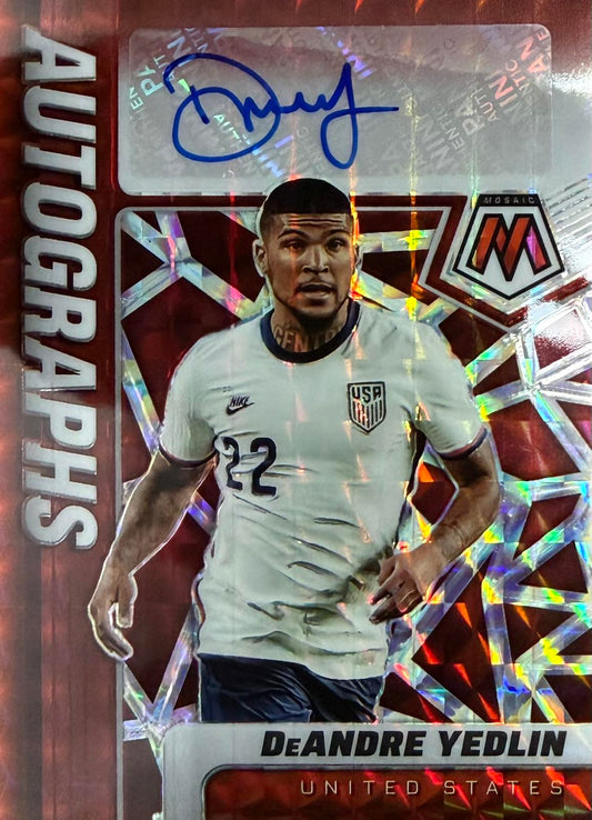 Deandre Yedlin Autograph Panini Mosaic