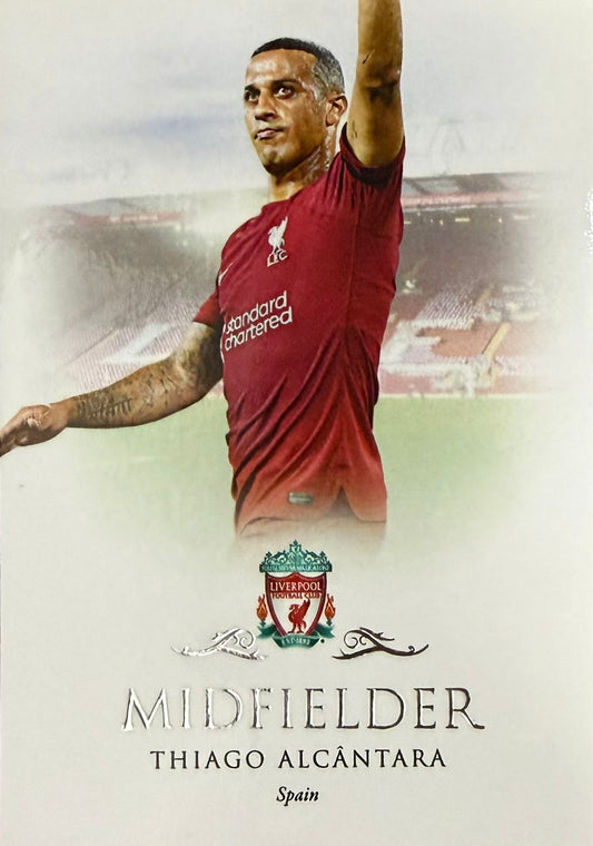 Thiago Alcantara Numbered /15 Futera Liverpool