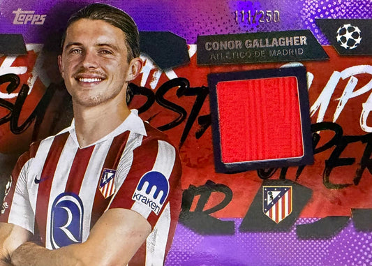 Conor Gallagher Match-Worn Patch Numbered /250 Topps Flagship