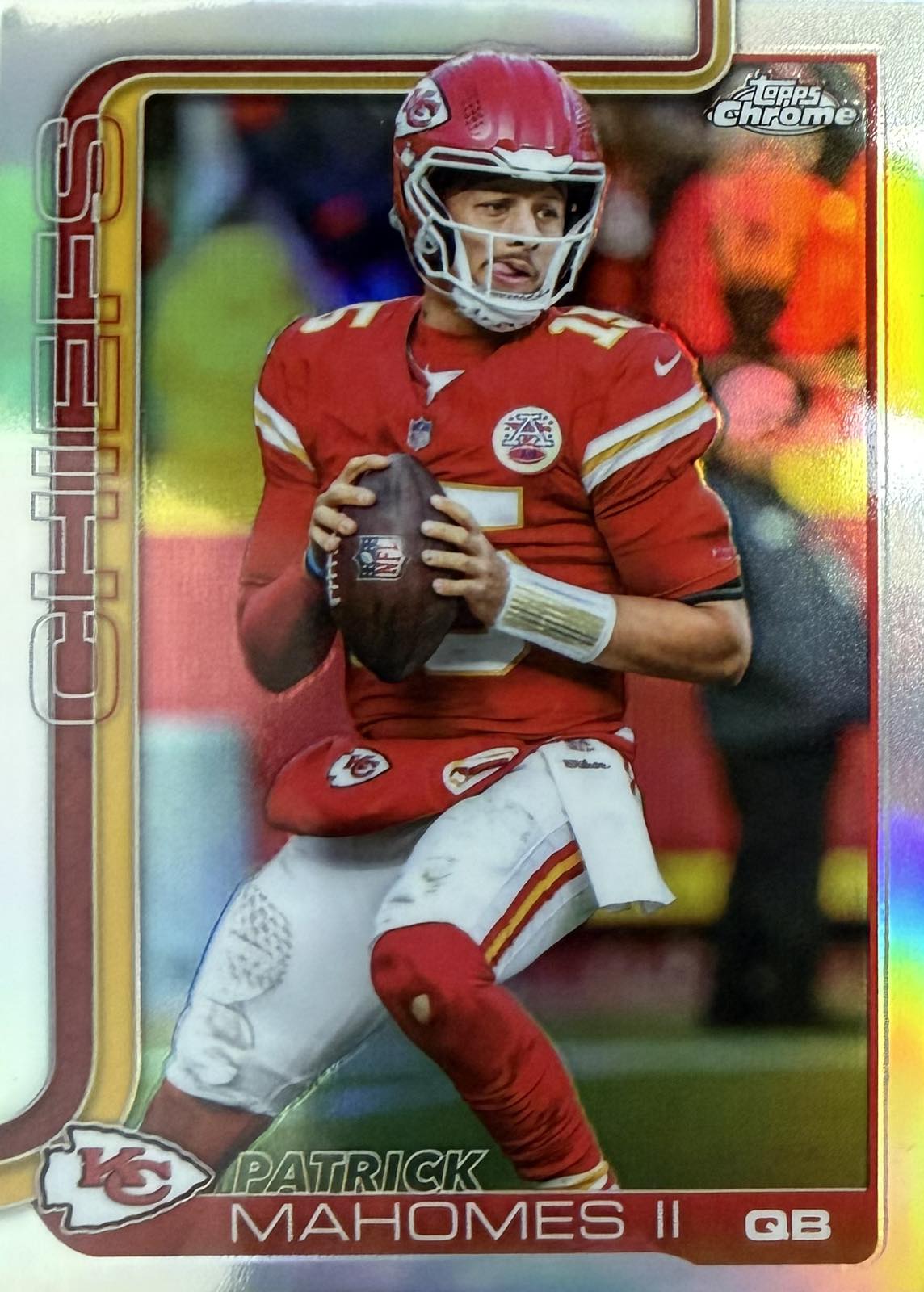 Patrick Mahomes II Refractor Topps Chrome