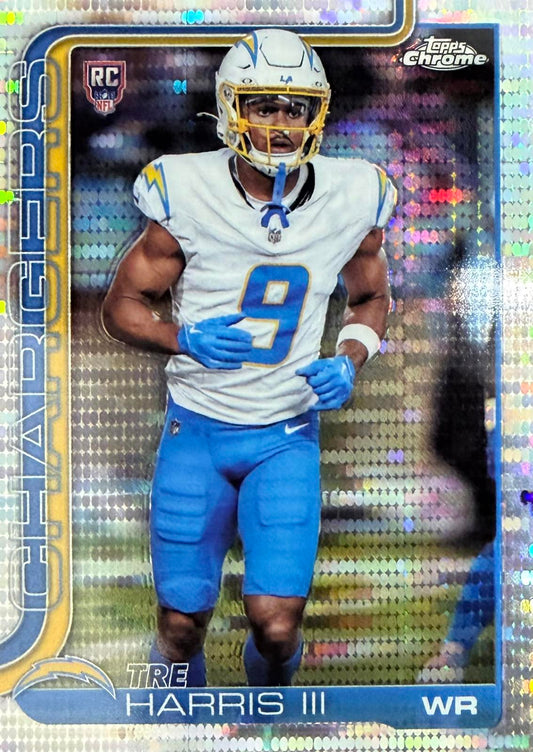 Tre Harris III Rookie Pulsar Topps Chrome NFL