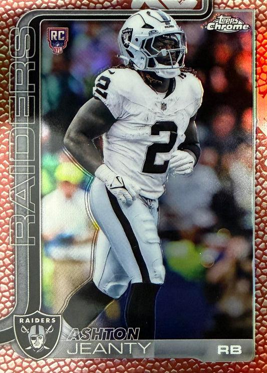 Ashton Jeanty Rookie Pigskin Topps Chrome NFL