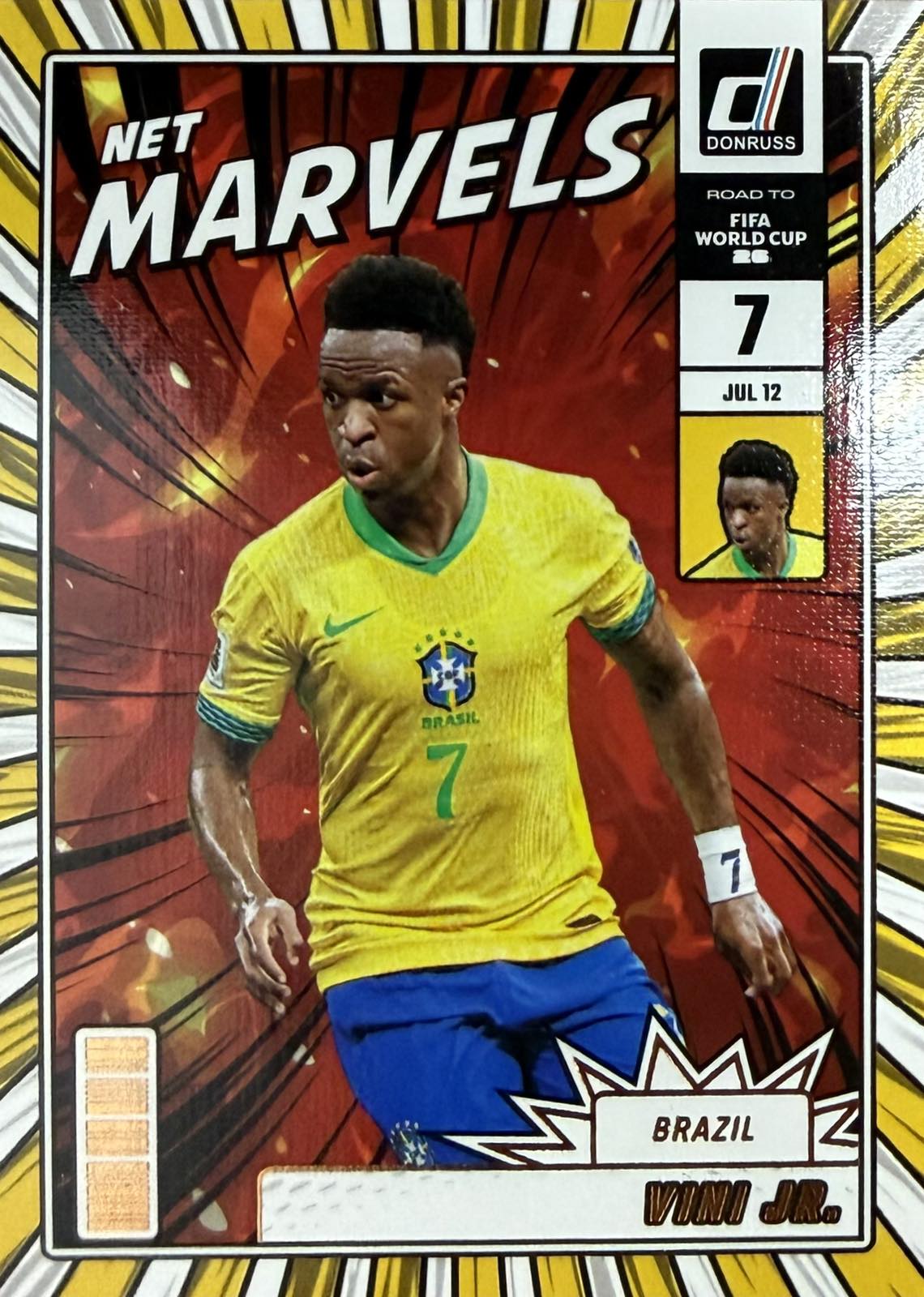 Vini Jr. Net Marvels Panini Donruss