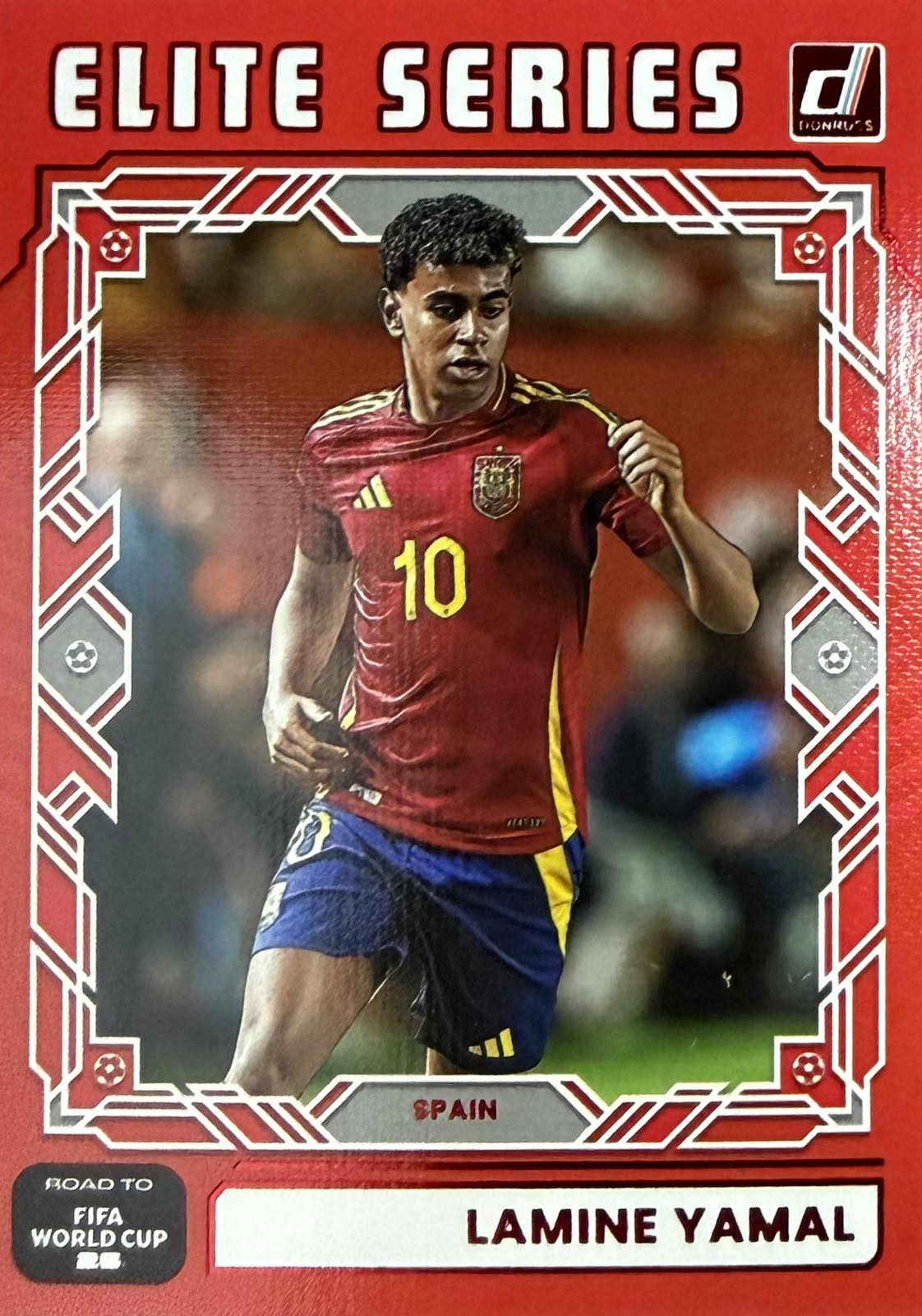 Lamine Yamal Elite Series Red Parallel Panini Donruss