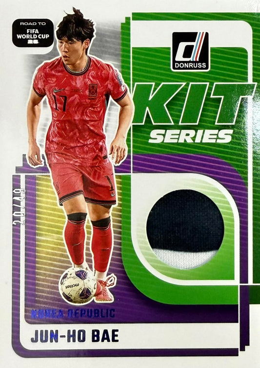 Jun-Ho Bae Patch Numbered /49 Panini Donruss World Cup