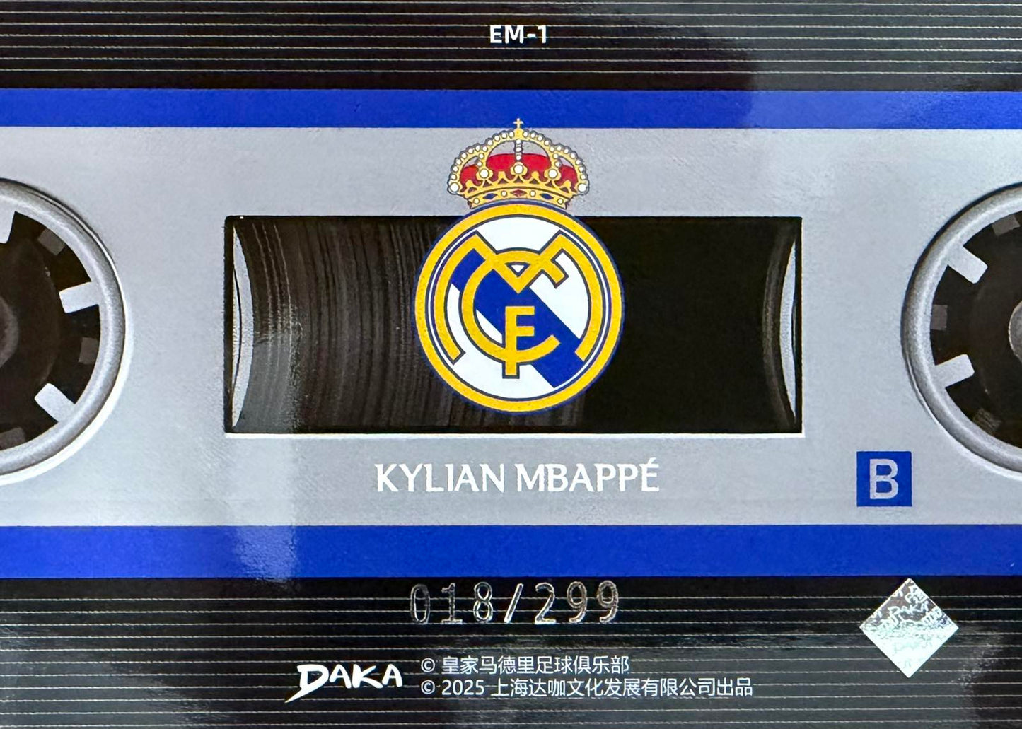 Kylian Mbappe Numbered /299 Daka Real Madrid
