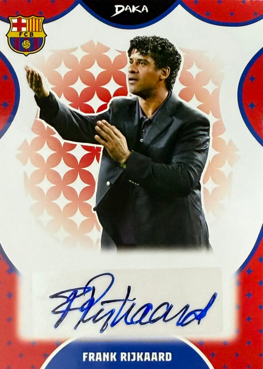 Frank Rijkaard Autograph Daka Barcelona