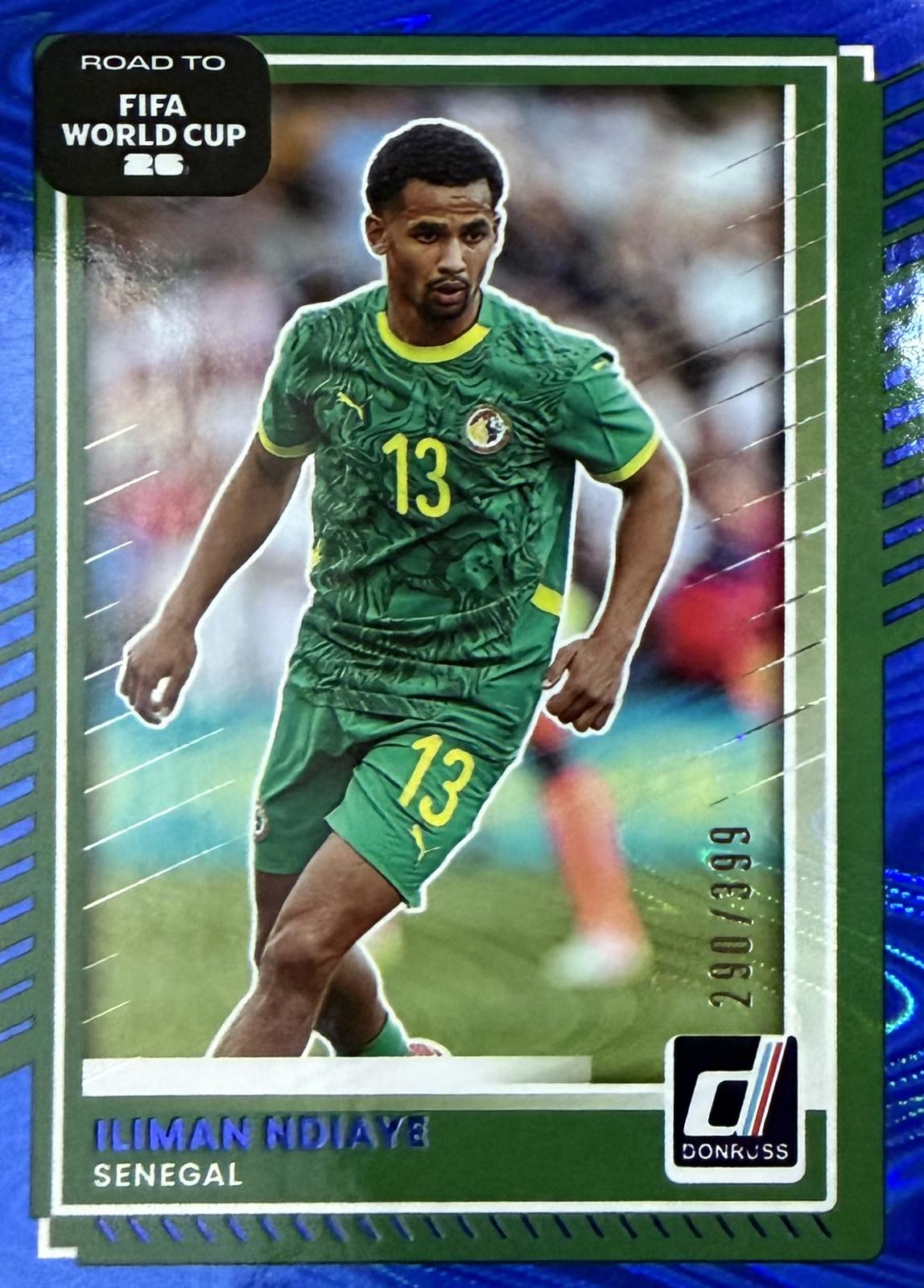 Iliman Ndiaye Numbered /399 Panini Donruss World Cup