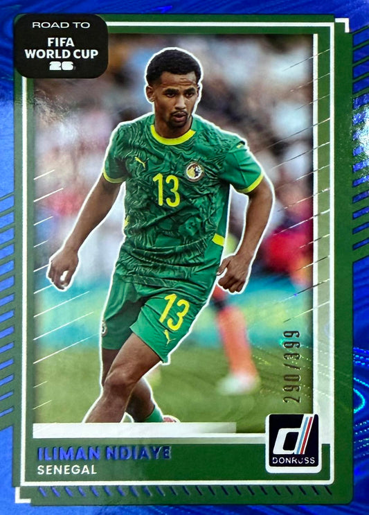 Iliman Ndiaye Numbered /399 Panini Donruss World Cup