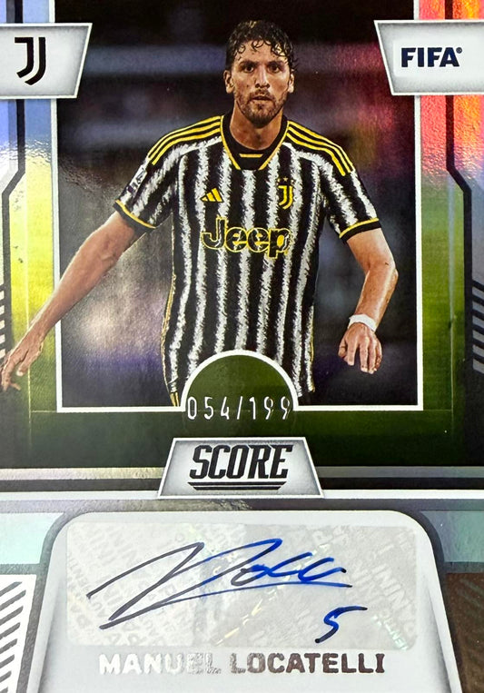 Manuel Locatelli Autograph Numbered /199 Panini Score FIFA