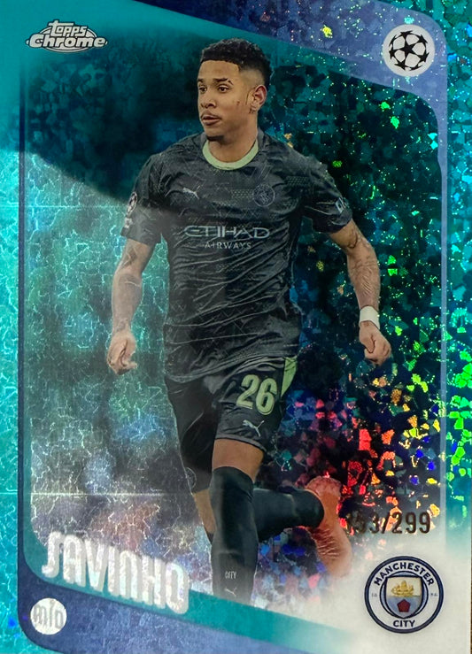 Savinho Numbered /299 Topps Chrome UCC
