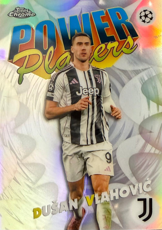 Dusan Vlahovic Power Players Topps Chrome UCC