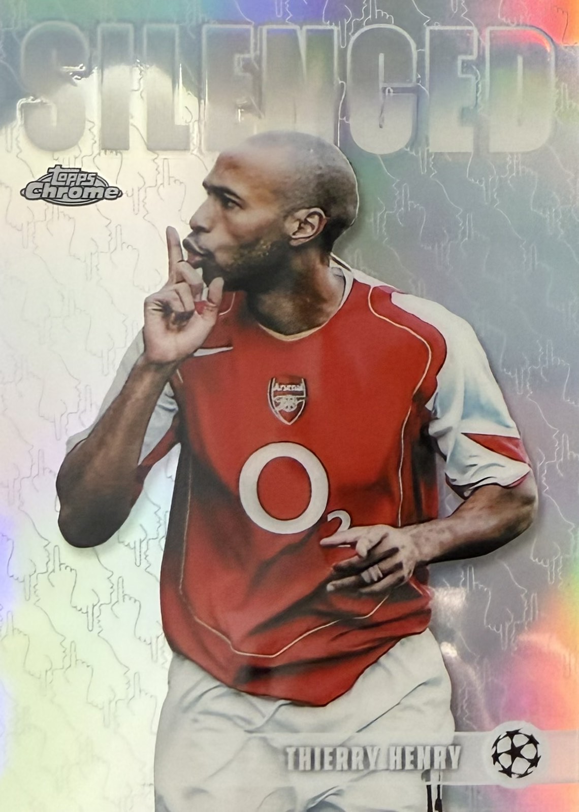 Thierry Henry Silenced Topps Chrome UCC
