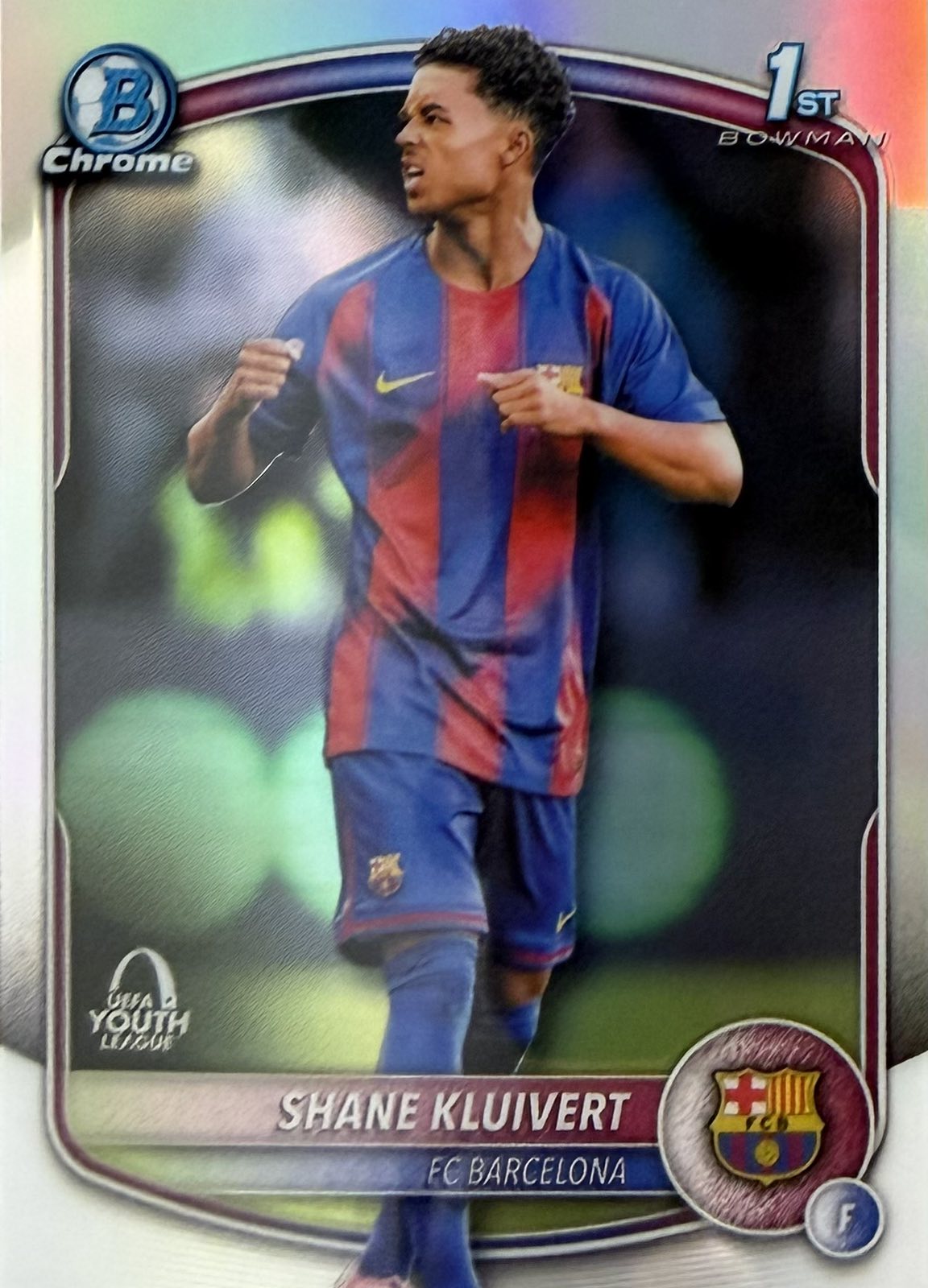 Shane Kluivert 1st Bowman Refractor Topps Chrome UCC