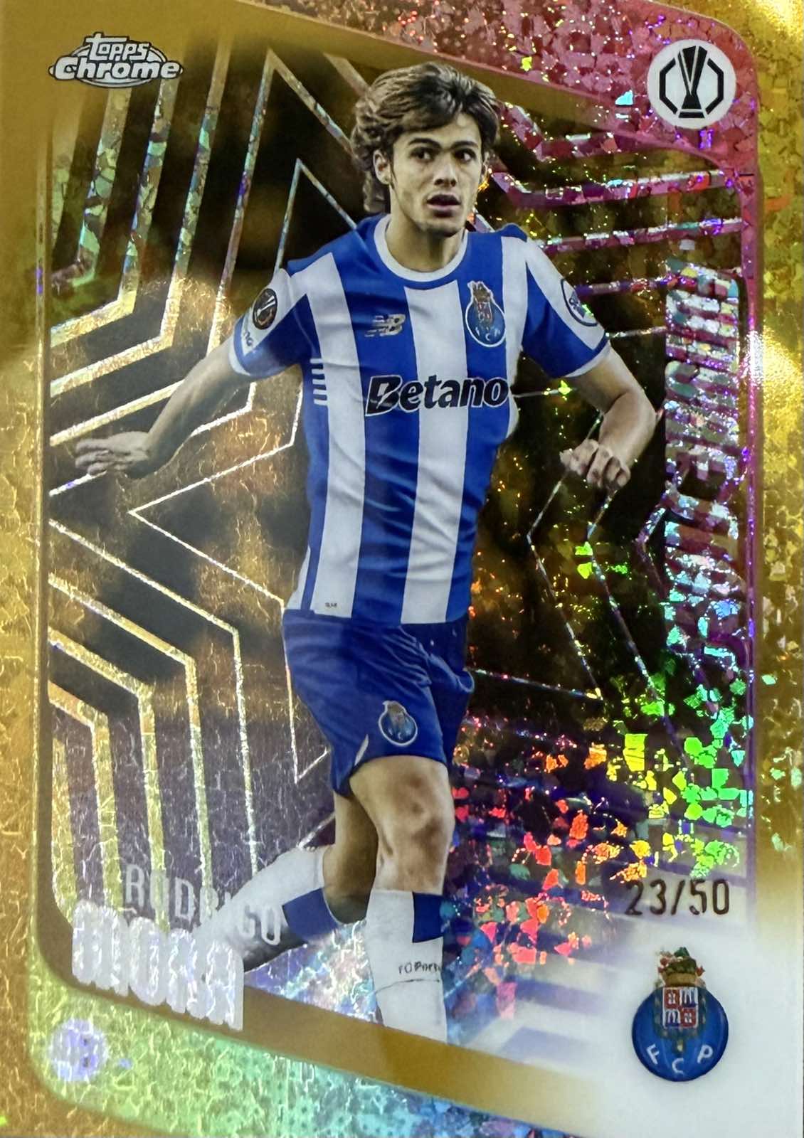 Rodrigo Mora Numbered /50 Topps Chrome UCC