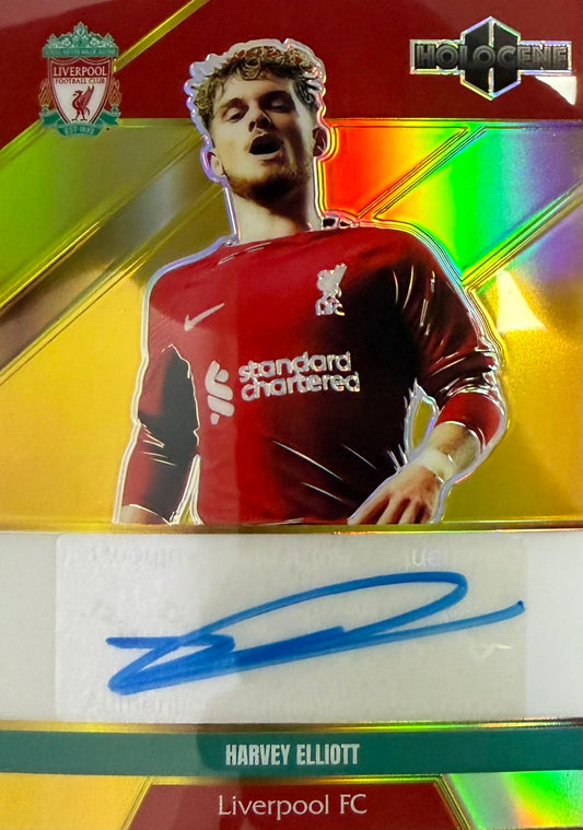 Harvey Elliot Autograph Numbered /10 Daka Holocene Liverpool