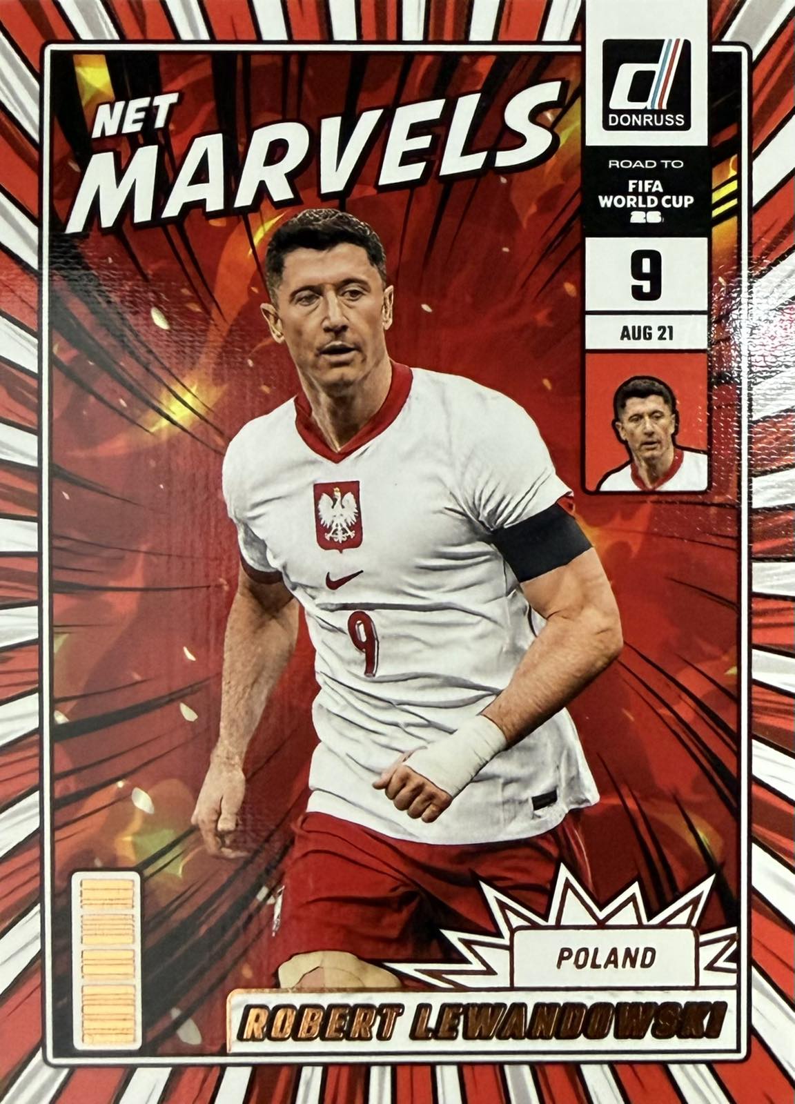 Robert Lewandowski Net Marvels Donruss World Cup