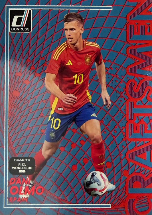 Dani Olmo Craftsmen Red Parallel Donruss World Cup