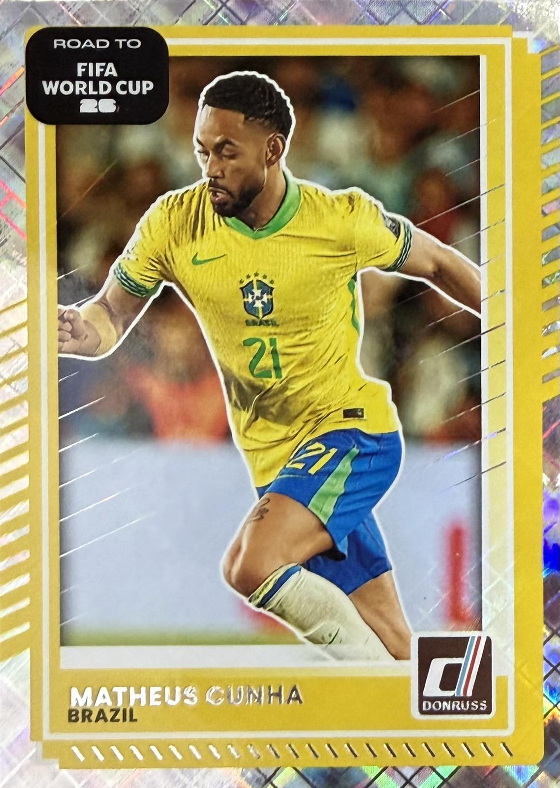 Matheus Cunha Cubic Donruss World Cup