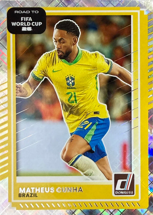 Matheus Cunha Cubic Donruss World Cup