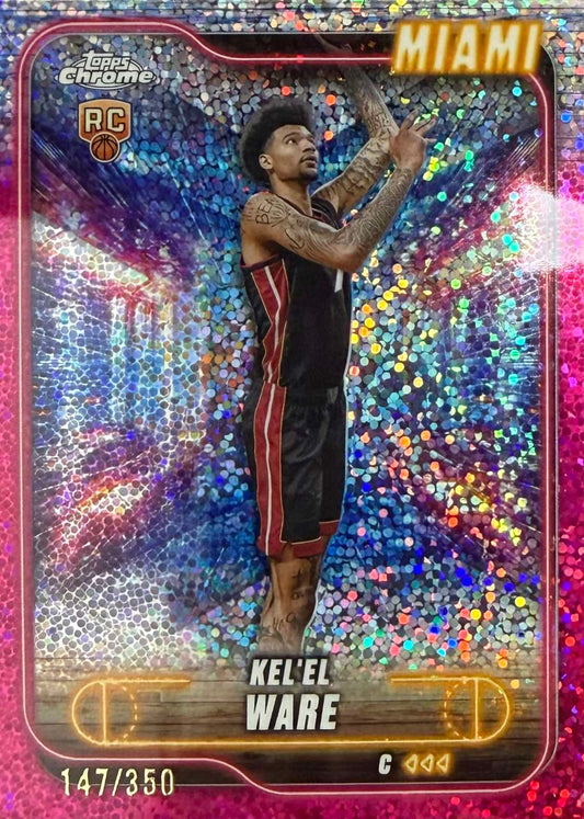 Kel'el Ware Rookie Numbered /350 Topps Chrome