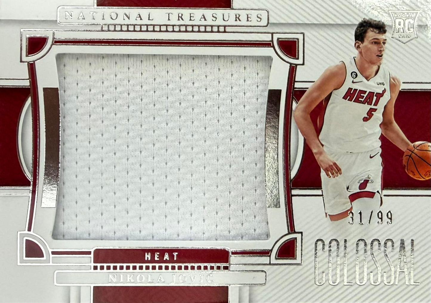 Nikola Jovic Rookie Patch Numbered /99 Panini National Treasures