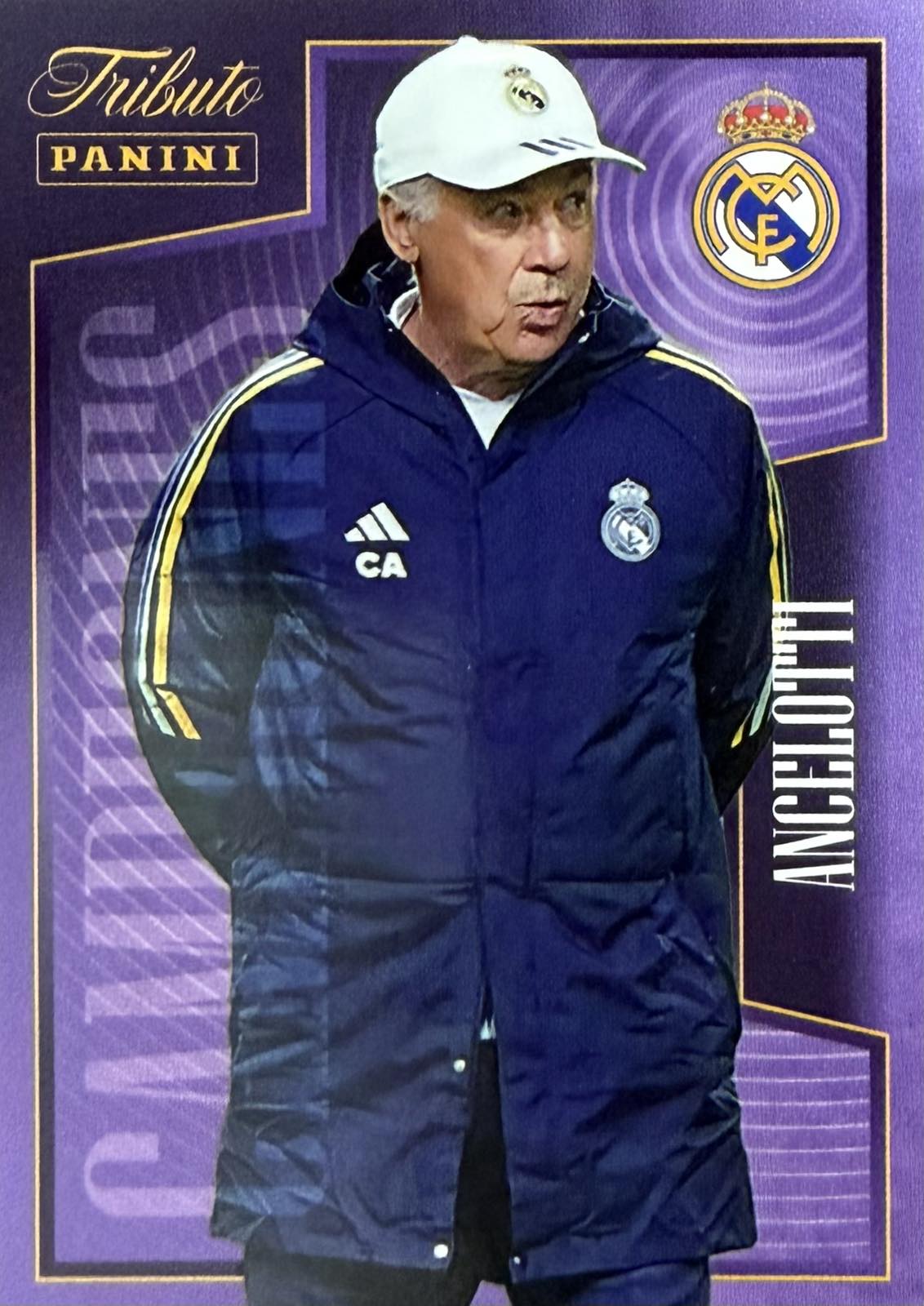 Ancelotti Panini Tribute Real Madrid