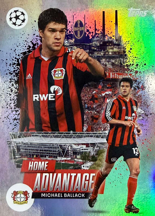 Michael Ballack Home Advantage Case Hit Topps Flagship SSP