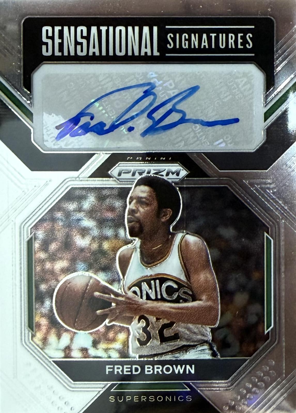 Fred Brown Autograph Panini Prizm