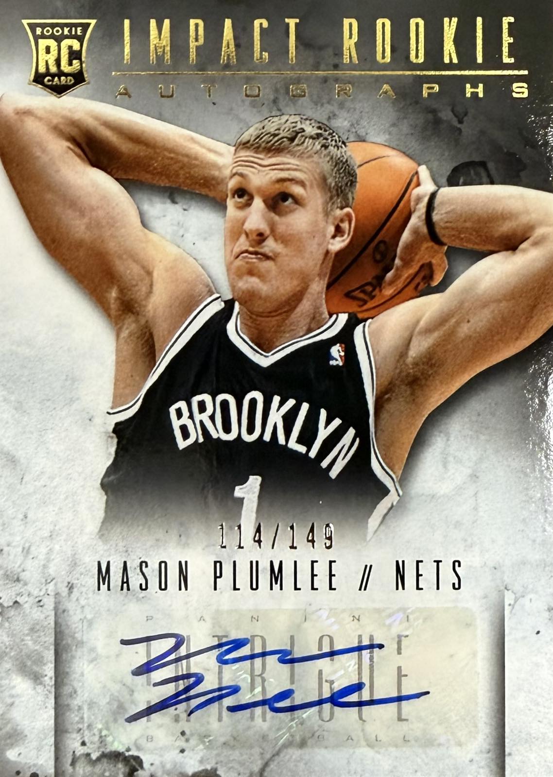 Mason Plumlee Rookie Autograph Numbered /149 Panini Intrigue