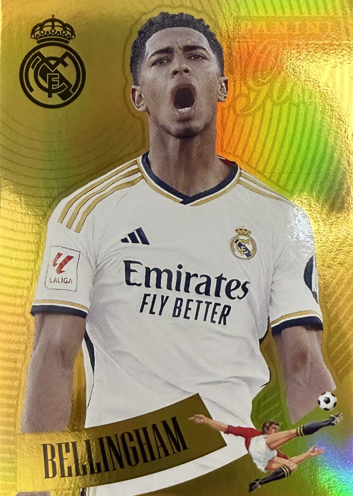 Jude Bellingham Gold Panini Tribute Real Madrid