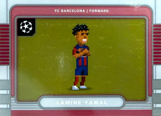 Lamine Yamal 8-Bit Baller Topps Flagship