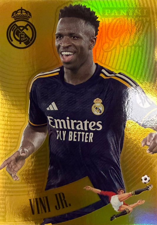 Vini Jr. Gold Panini Tribute Real Madrid