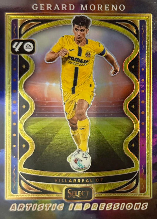 Gerard Moreno Artistic Impressions Case Hit SSP Panini Select La Liga