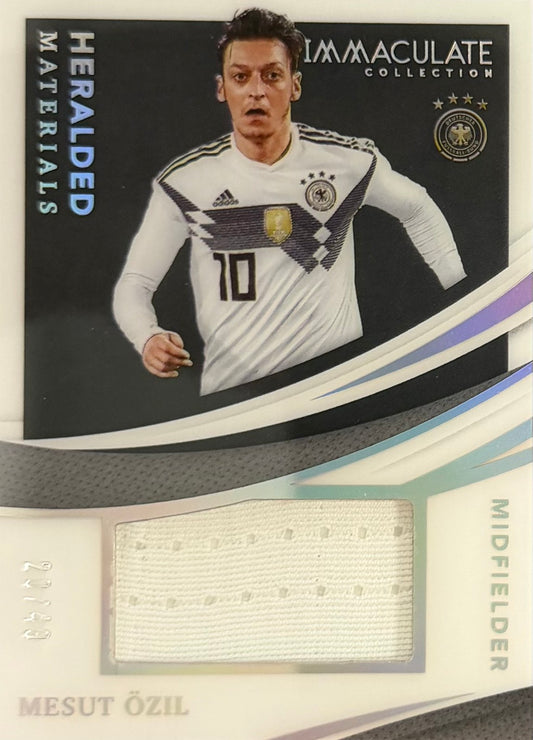 Mesut Ozil Player-Worn Patch Numbered /49 Panini Immaculate