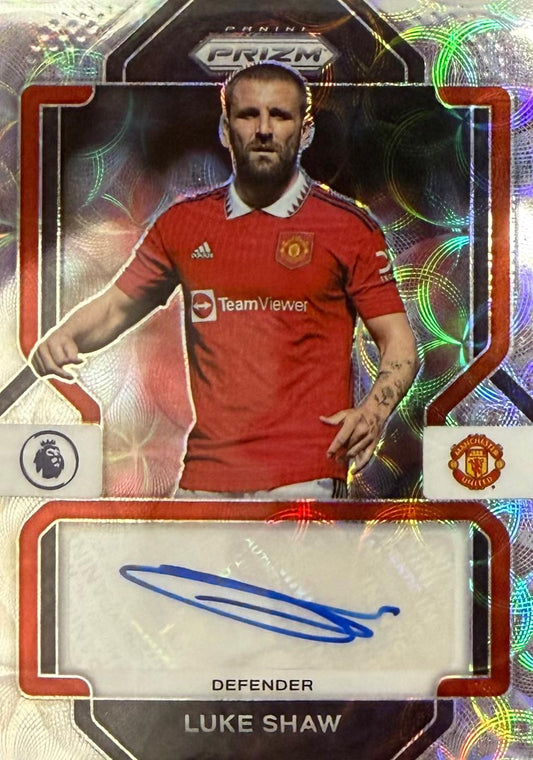 Luke Shaw Autograph Panini Prizm Choice