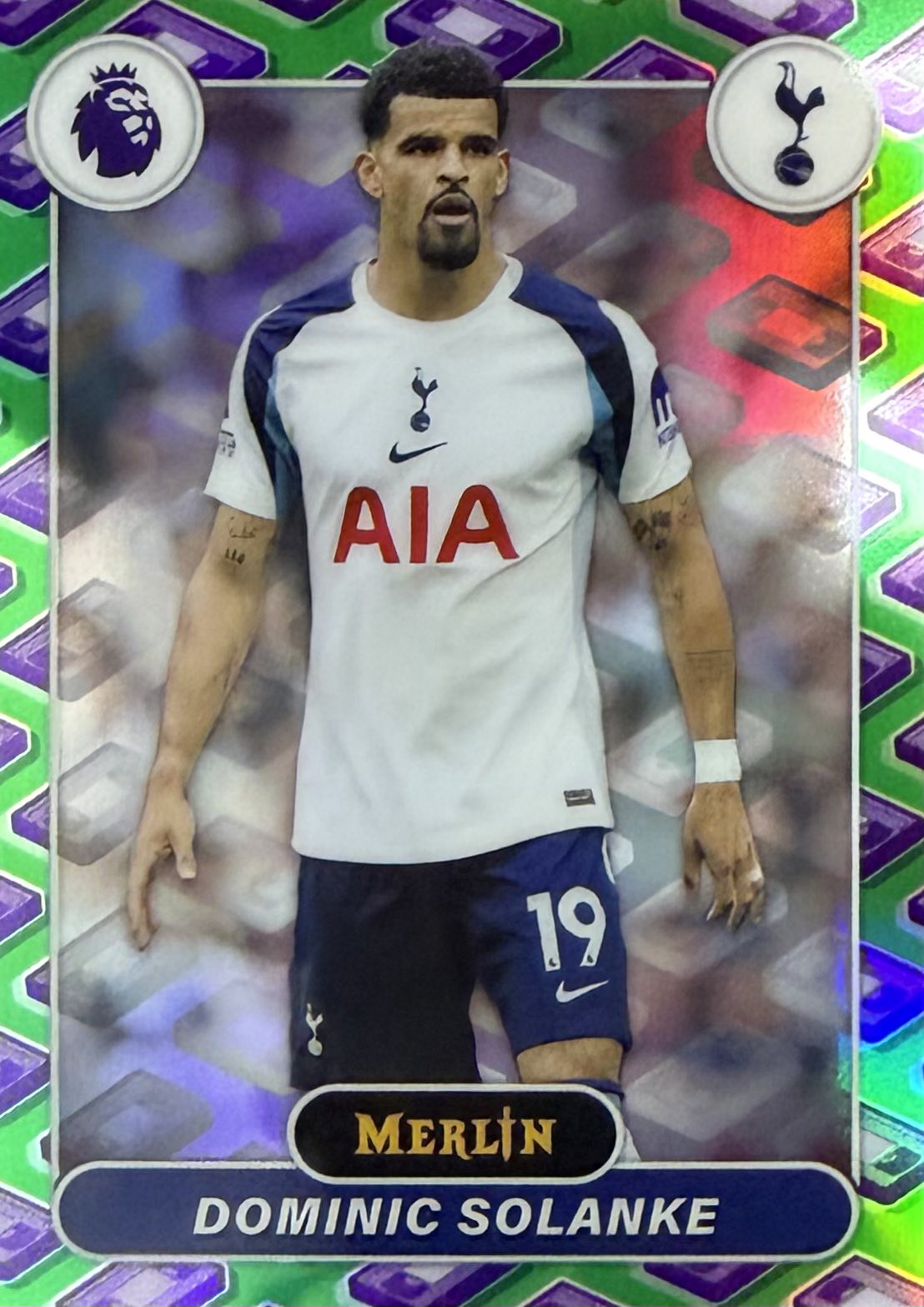 Dominic Solanke VHS Parallel Topps Merlin EPL