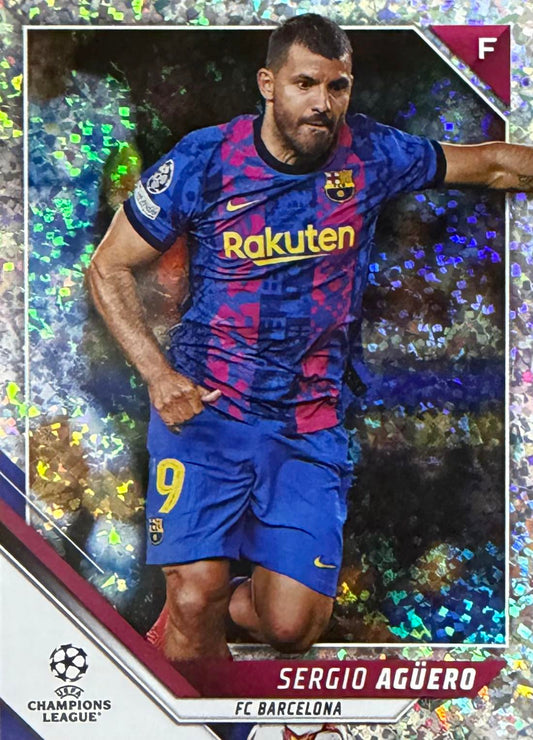 Sergio Aguero Mini Diamond Parallel Topps UCC