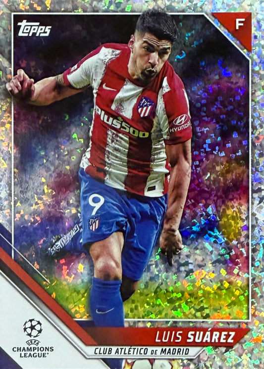 Luis Suarez Mini Diamond Parallel Topps UCC