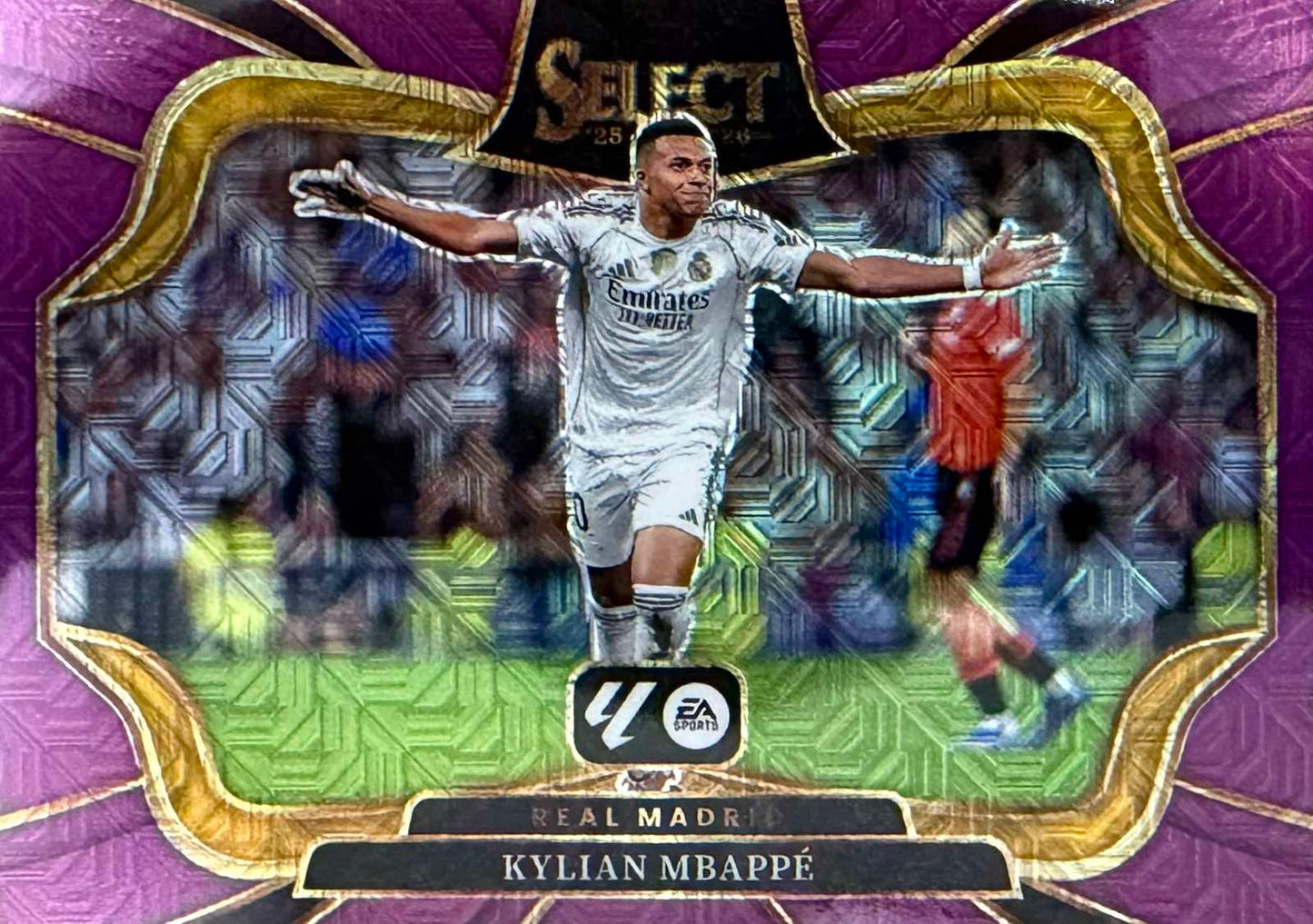 Kylian Mbappe Purple Mojo Panini Select La Liga