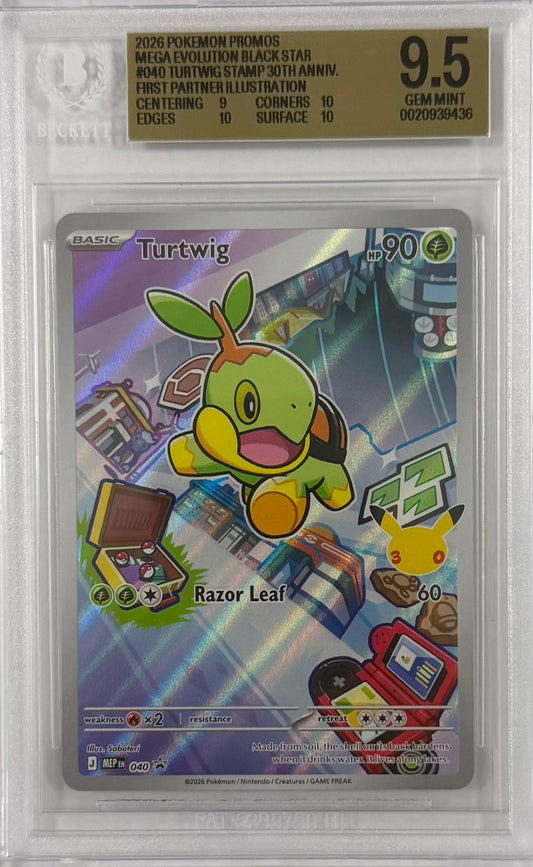 Turtwig (MEP 040)(GRADED)(BGS)