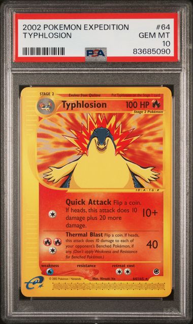 Typhlosion (EX 64)(GRADED)(PSA)